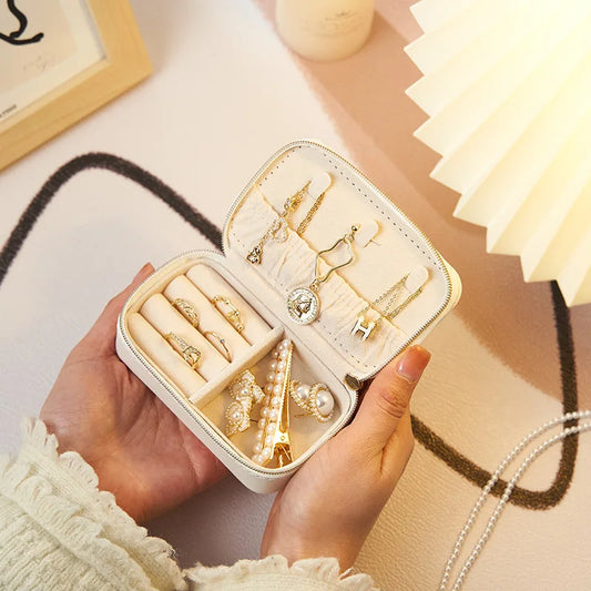 Mini Jewelry Box Travel Storage Bag