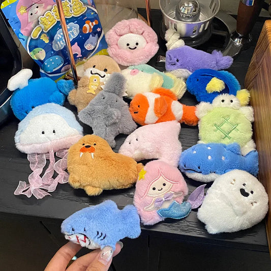 Aquarium Ocean Fish Plush Fridge Magnet Blind Bag
