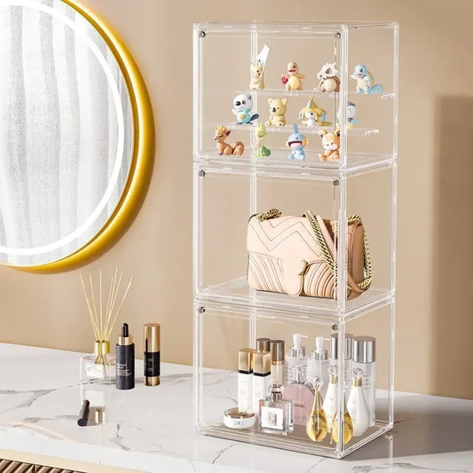 Clear Display Box Stackable Storage Bins