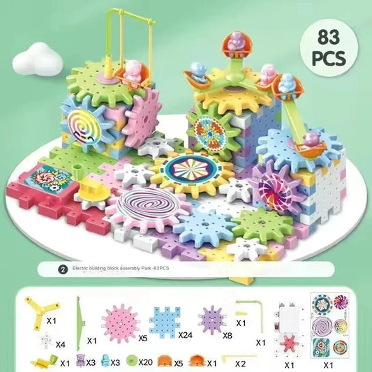 Electric Gears 3D Puzzle Model Building Kits