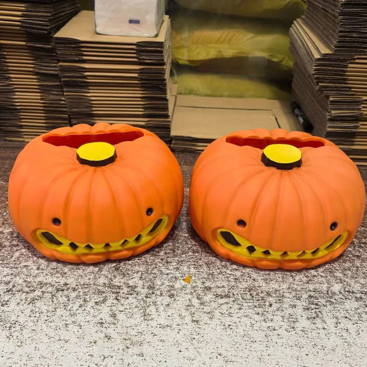 Halloween Pumpkin Tissue Box