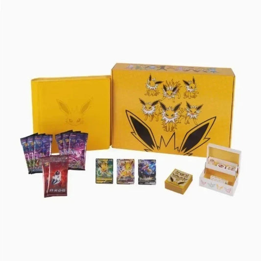 Pokémon TCG Ibrahimovic Advanced Gift Box - Eevee Fire & Water Cards