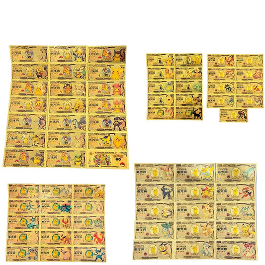 2025 Anime Banknote Collection - Japan & America in 24K Gold