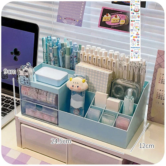 Cute Pen Holder Storage Box Organizer
