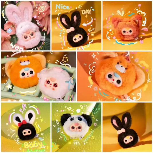 Baby Three Mini Animal Head Blind Box