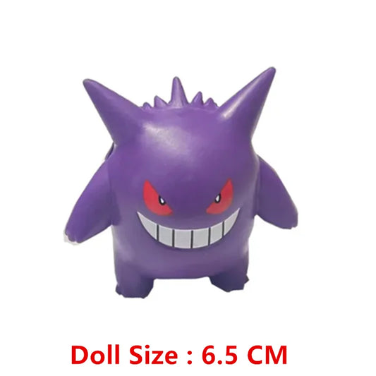 Pokémon Cartoon Movie Figures - Pikachu, Gengar, Mewtwo, Gurado
