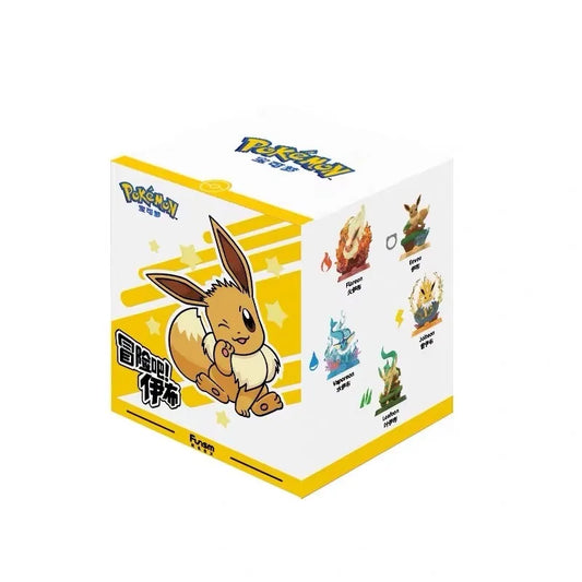 Anime Pokémon Funism Original Adventure Eevee Family Suit Blind Box