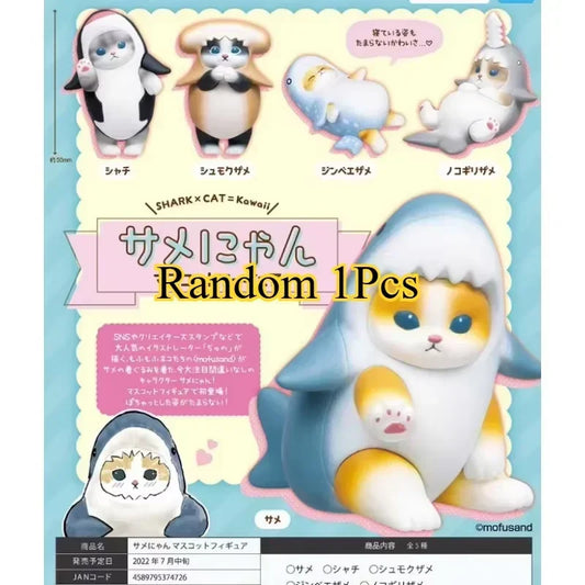 QUALIA Licensed Mofusand Shark Costume Capsule Figure