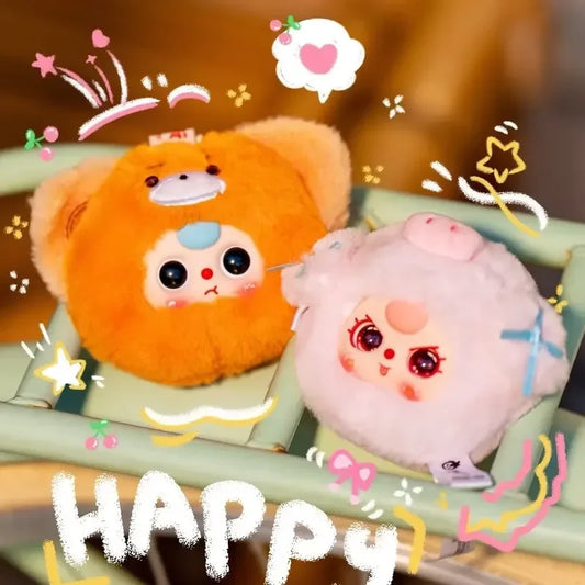 Baby Three Mini Animal Head Blind Box