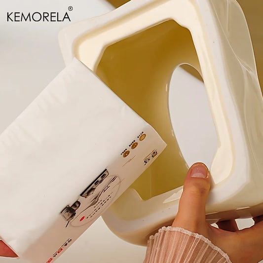 Ceramic Tissue Box Holder
