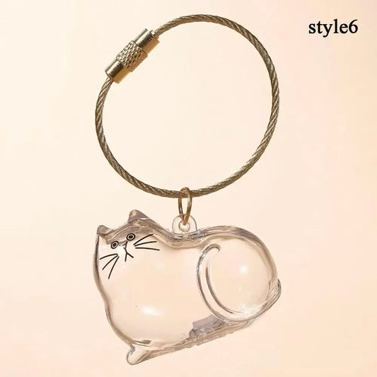 Pet Hair Storage Box - Transparent Keepsake Container
