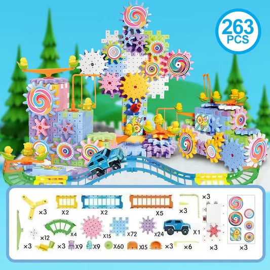 Electric Gears 3D Puzzle Model Building Kits