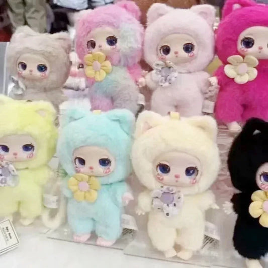 Lila Lucky Cat V1 Vinyl Plush Doll Toy Blind Box