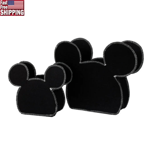 Mickey Mouse Shaped Felt Storage Caddy Set