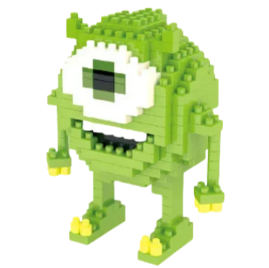Hero Cartoon Micro Particle Building Blocks