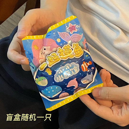 Aquarium Ocean Fish Plush Fridge Magnet Blind Bag