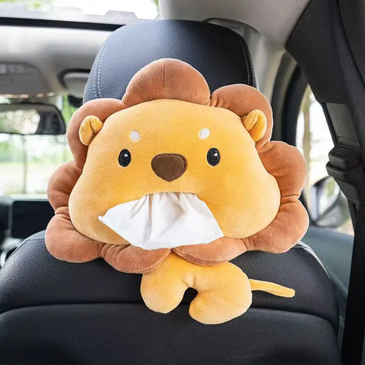 Cute Car Plush Rabbit Tissue Box