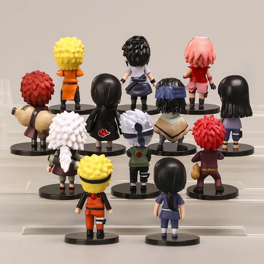 12Pcs/Set Anime Naruto Shippuden Figures