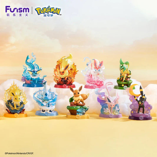 Anime Pokémon Funism Original Adventure Eevee Family Suit Blind Box