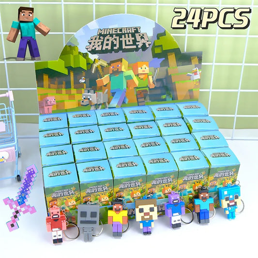24pcs Anime Game Figure Blind Box