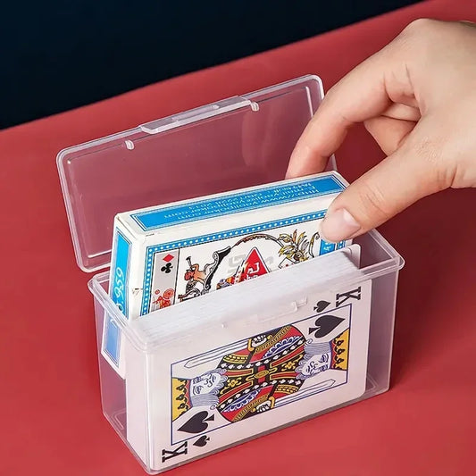 Transparent Poker Box for Game Cards and ID Cards