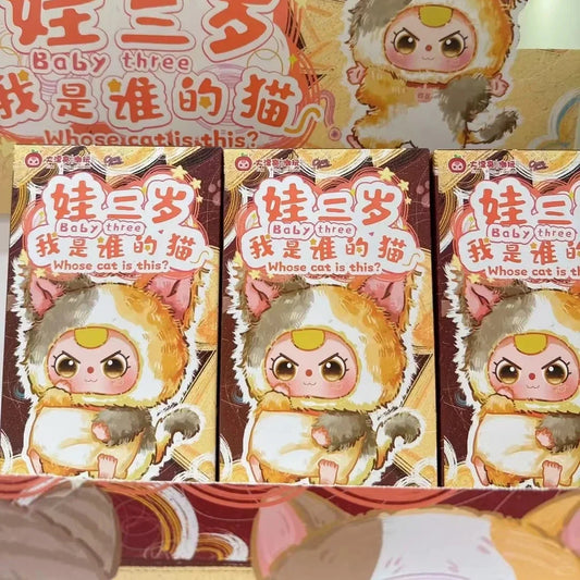 100% Genuine Baby Three "Who Am I?" Cat Series Blind Box