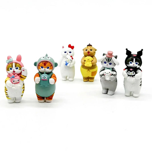 Mofusand Cats Wearing Sanrio Clothes Blind Box